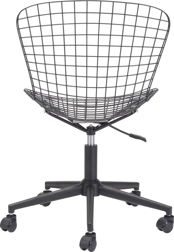 Lamoni Black Desk Chair - Thumbnail - Image 9
