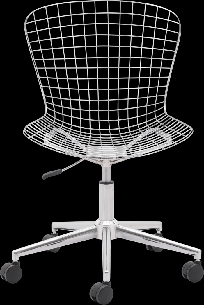 Lamoni White Desk Chair - Thumbnail - Image 7