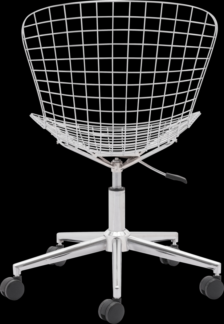 Lamoni White Desk Chair - Thumbnail - Image 8