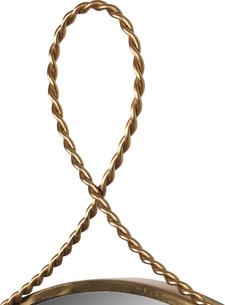 Lampasas Gold Oval Mirror - Thumbnail - Image 5