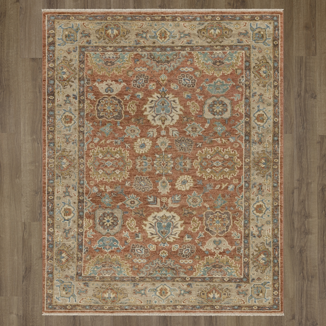 Lamperd Rust 6' x 9' Rug - Thumbnail - Image 8