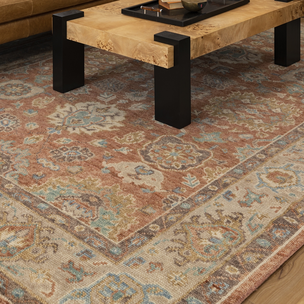 Lamperd Rust 6' x 9' Rug - Thumbnail - Image 9