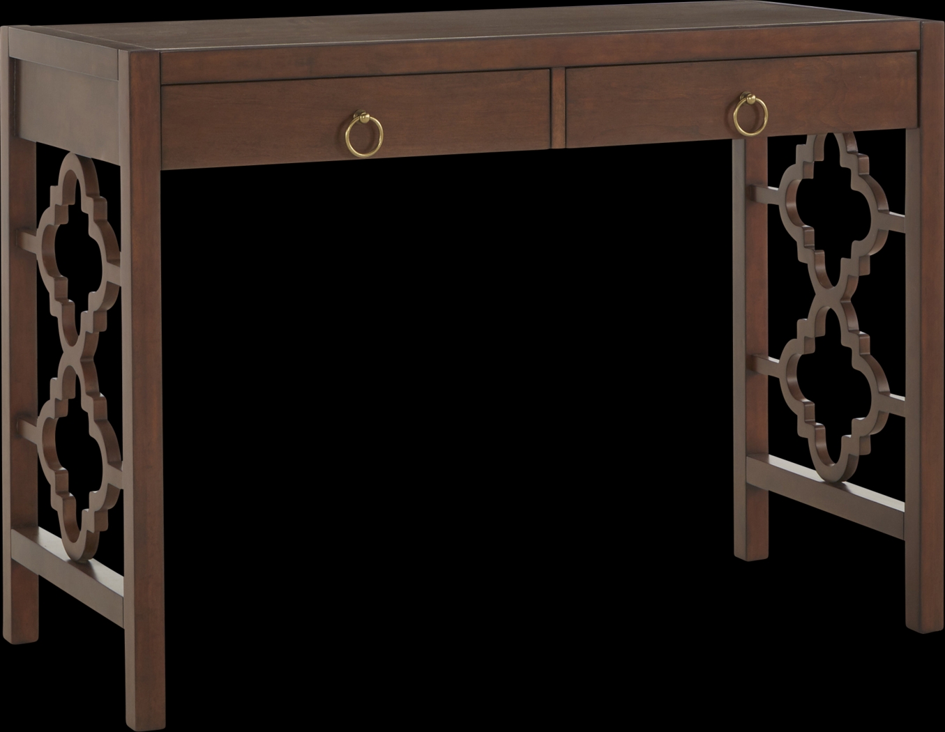 Lamport Brown Desk - Thumbnail - Image 1