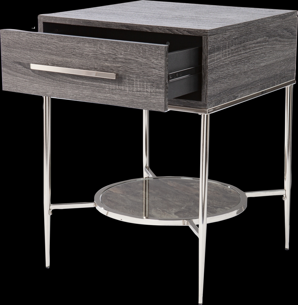 Lampwick Black Accent Table - Thumbnail - Image 3