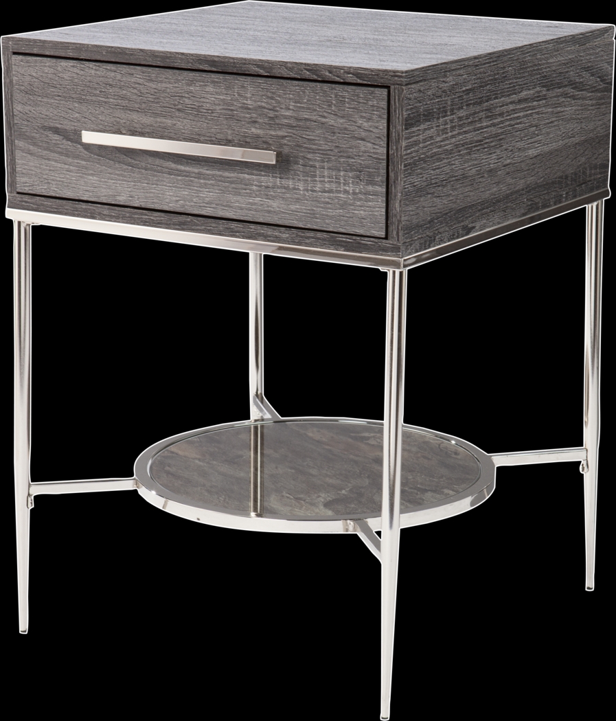 Lampwick Black Accent Table - Thumbnail - Image 1