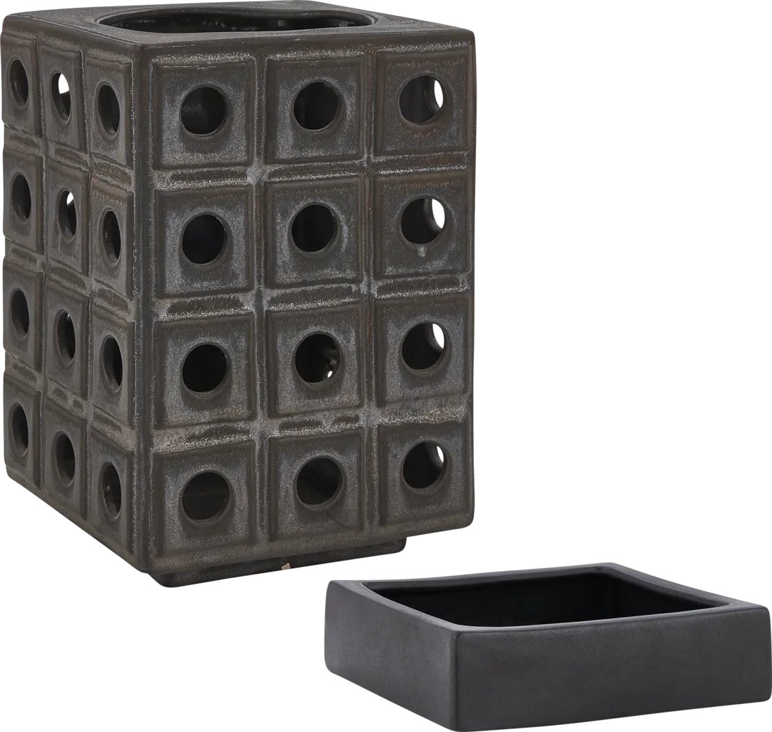 Lamro Brown Indoor/Outdoor Candle Holder - Thumbnail - Image 5