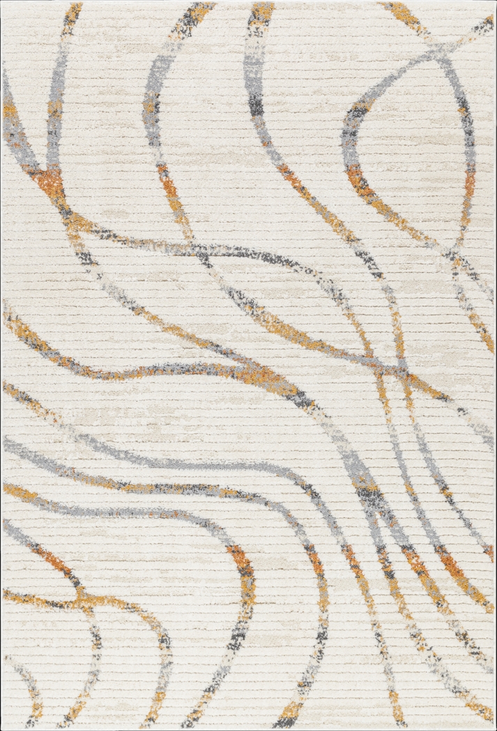 Lamruen Cream 5'3 x 7' Area Rug - Thumbnail - Image 1