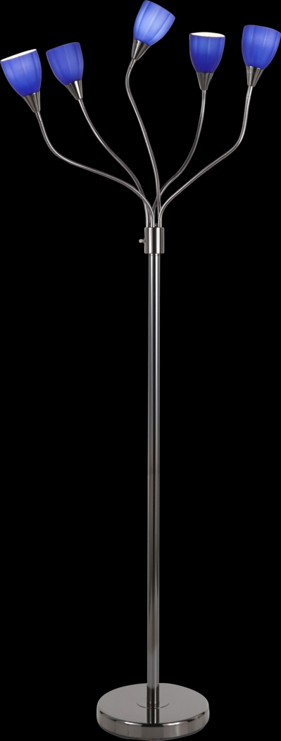 Lamson Sea Blue Floor Lamp - Thumbnail - Image 2