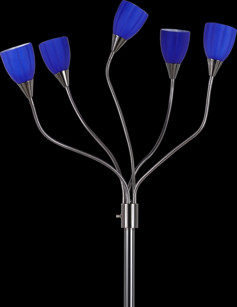 Lamson Sea Blue Floor Lamp - Thumbnail - Image 3