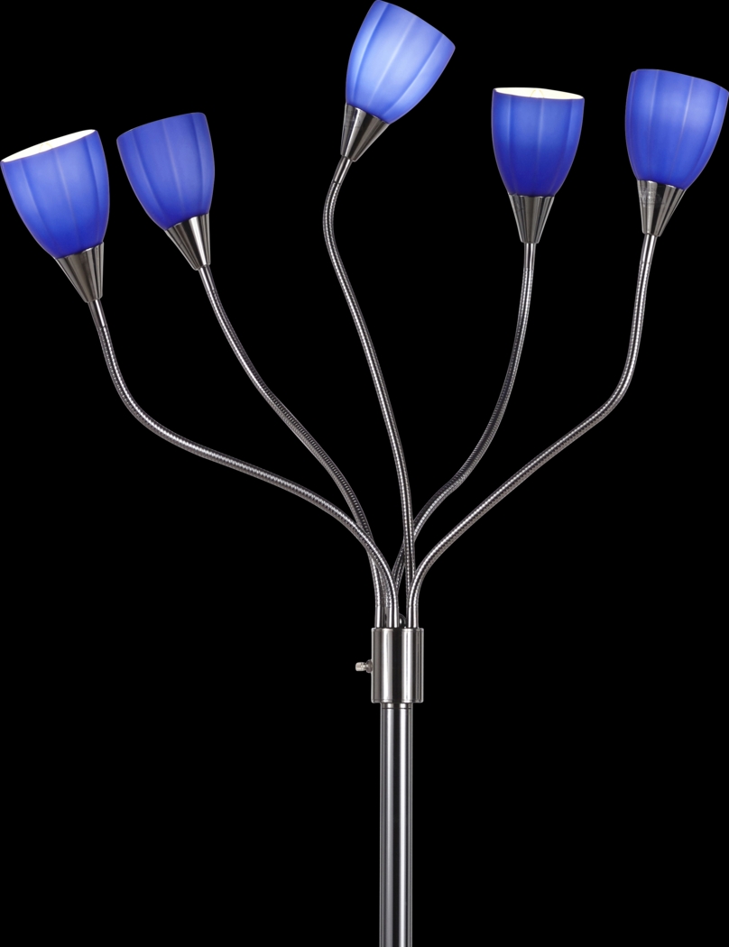 Lamson Sea Blue Floor Lamp - Thumbnail - Image 4