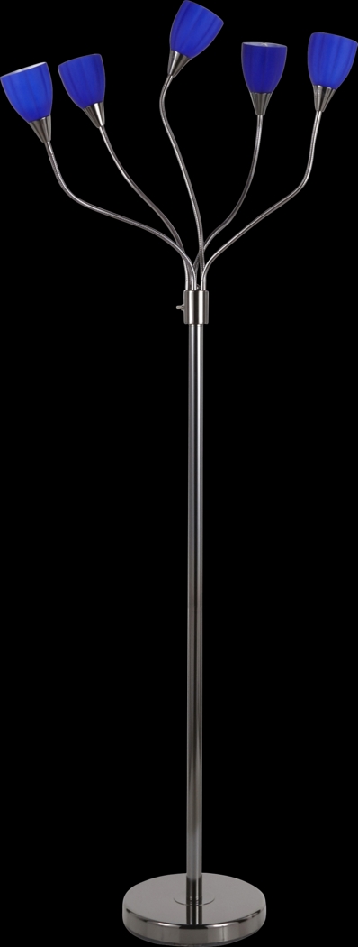 Lamson Sea Blue Floor Lamp - Thumbnail - Image 1
