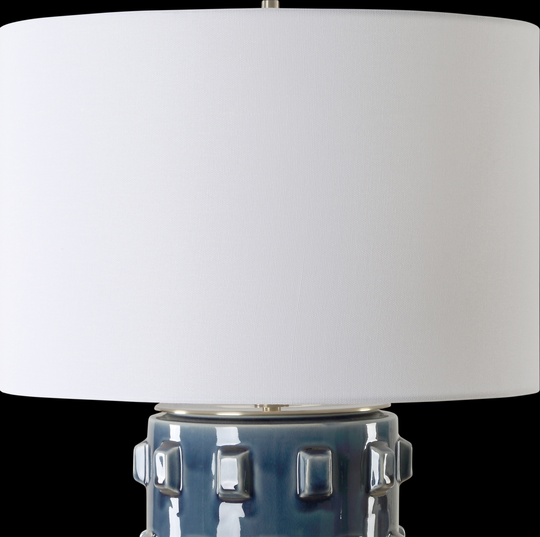 Lanark Hollow Blue Lamp - Thumbnail - Image 3