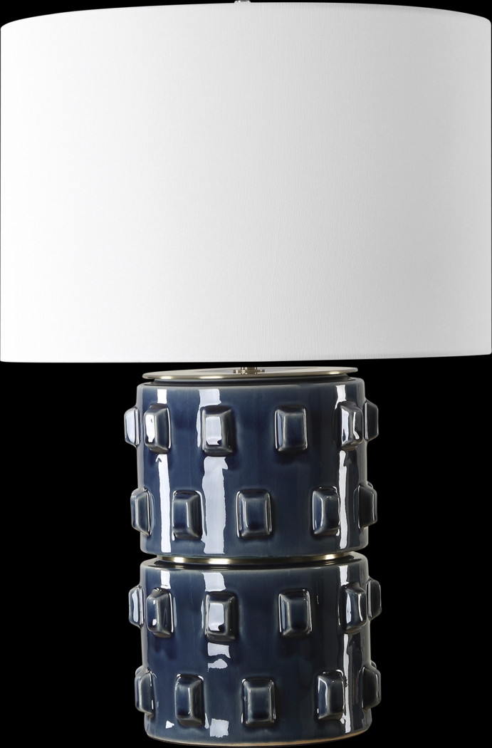 Lanark Hollow Blue Lamp - Thumbnail - Image 1