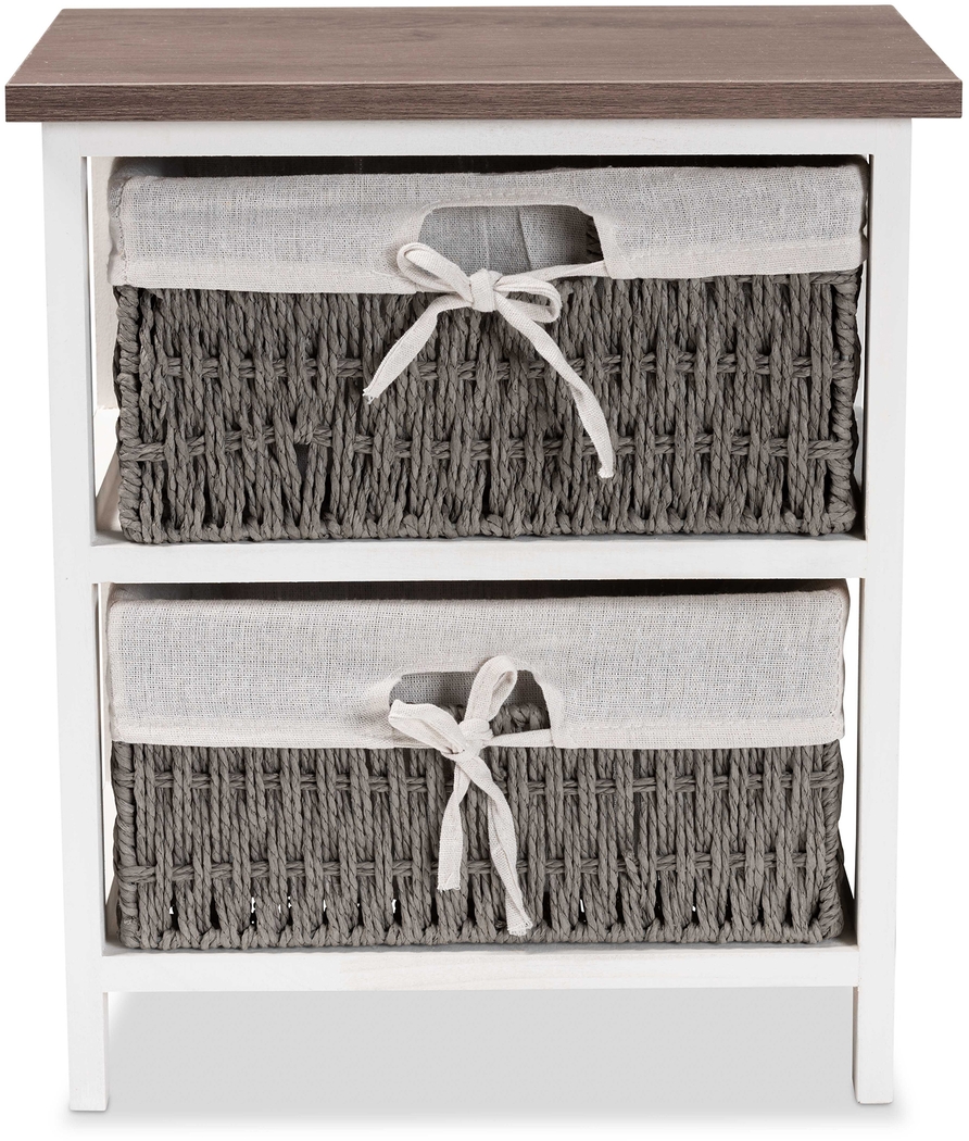 Lancashire White 2 Basket Storage Unit - Thumbnail - Image 7
