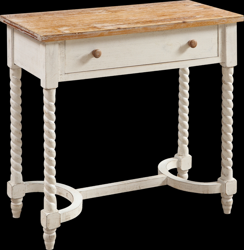 Landa White Console Table - Thumbnail - Image 1