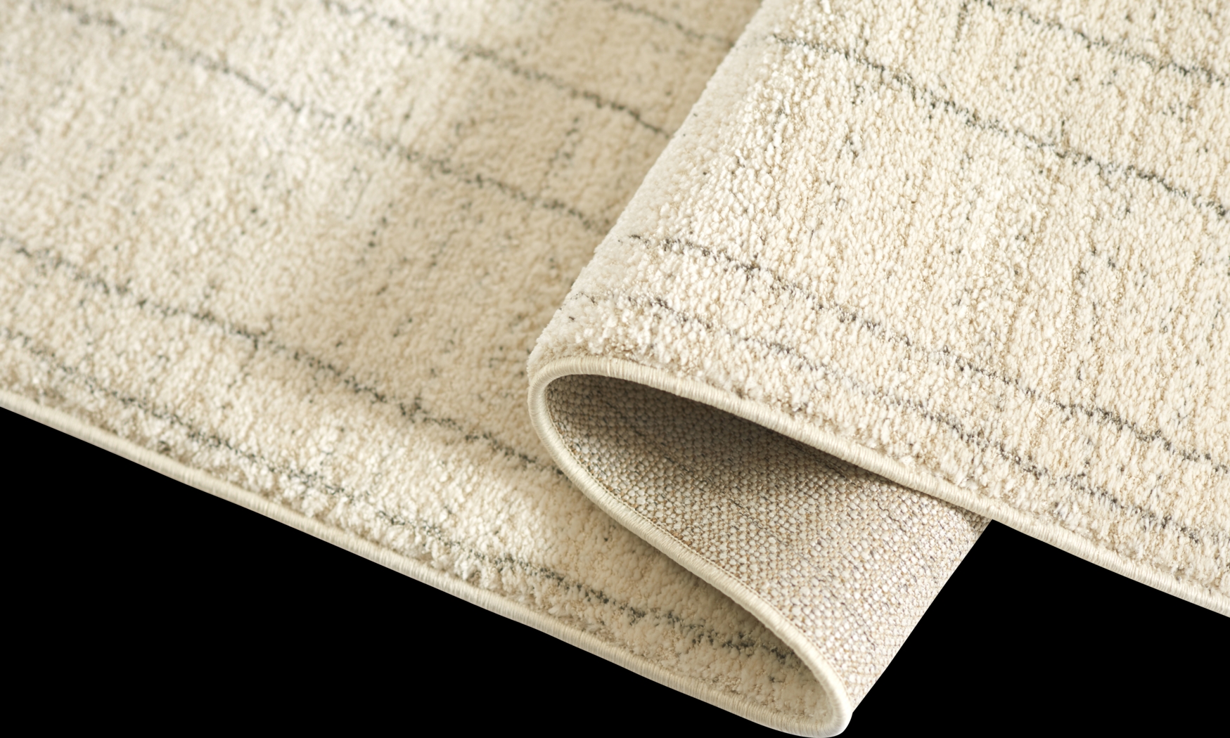 Landan Off-White 5'3 x 7'3 Rug - Thumbnail - Image 5