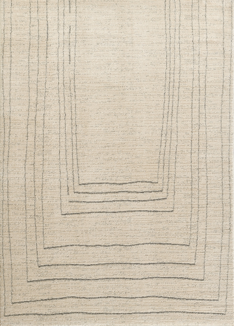 Landan Off-White 5'3 x 7'3 Rug - Thumbnail - Image 1