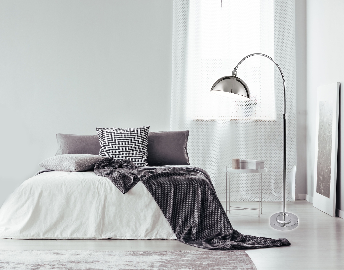 Landau Place Nickel Floor Lamp - Thumbnail - Image 2