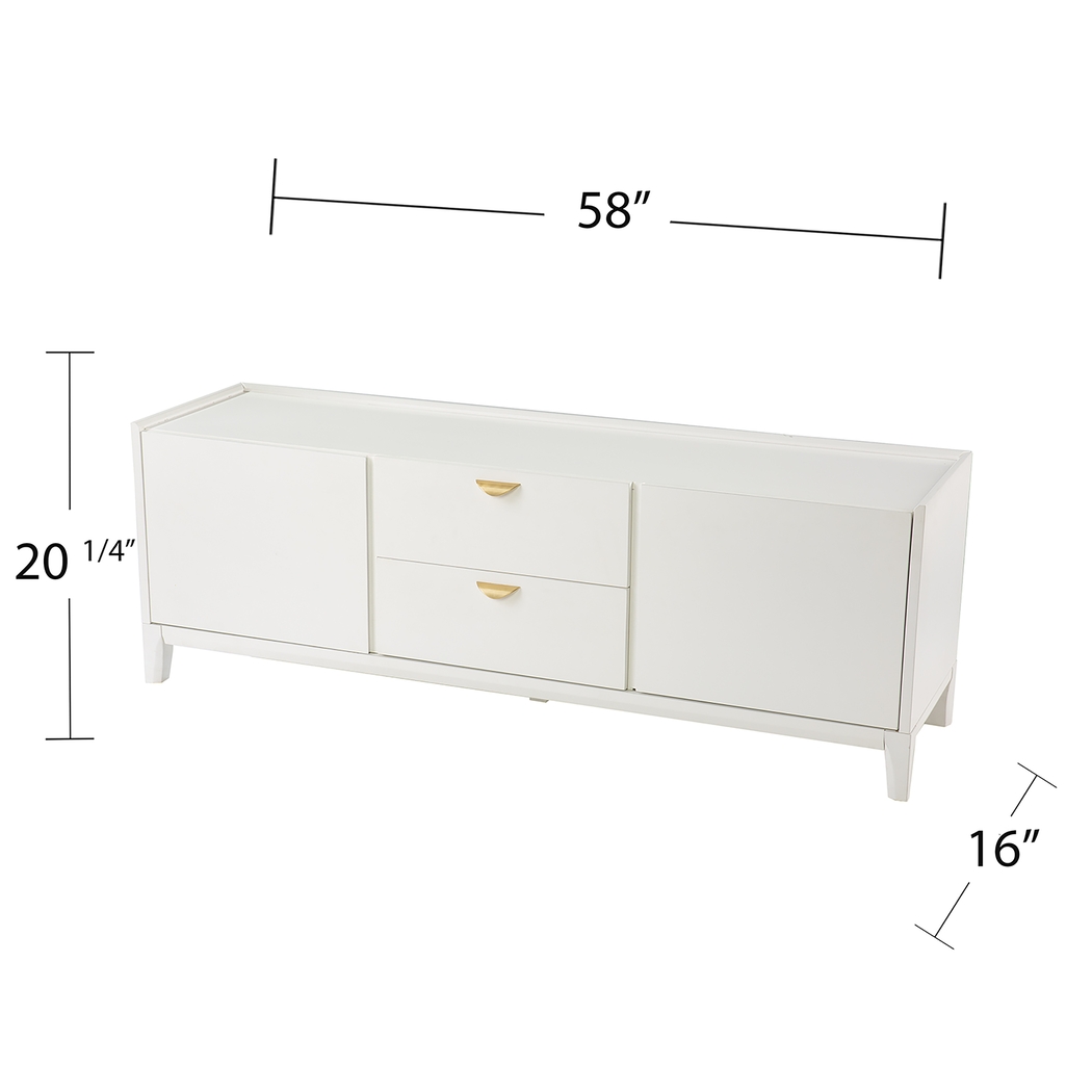 Landaue White 58 in. Console - Thumbnail - Image 3