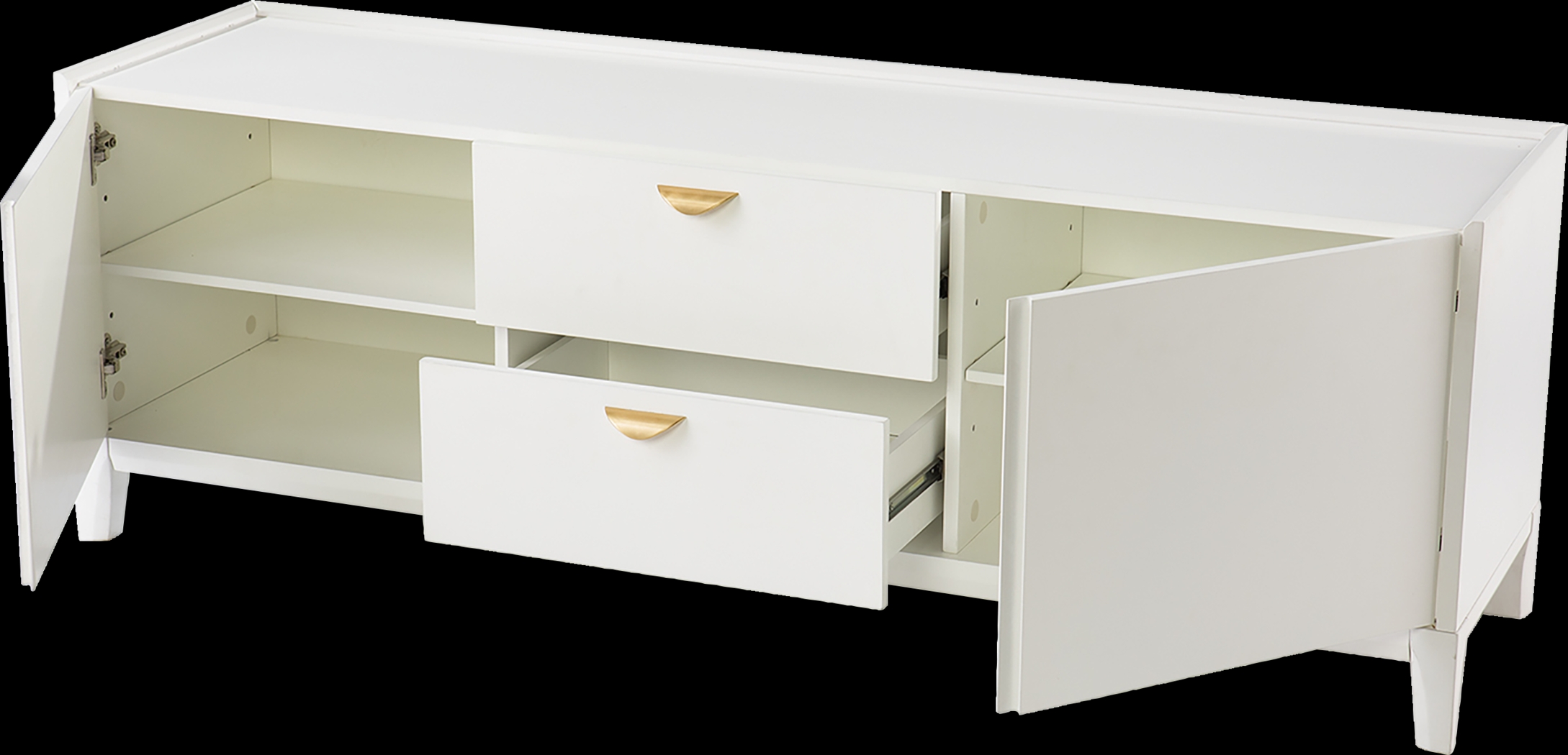 Landaue White 58 in. Console - Thumbnail - Image 4