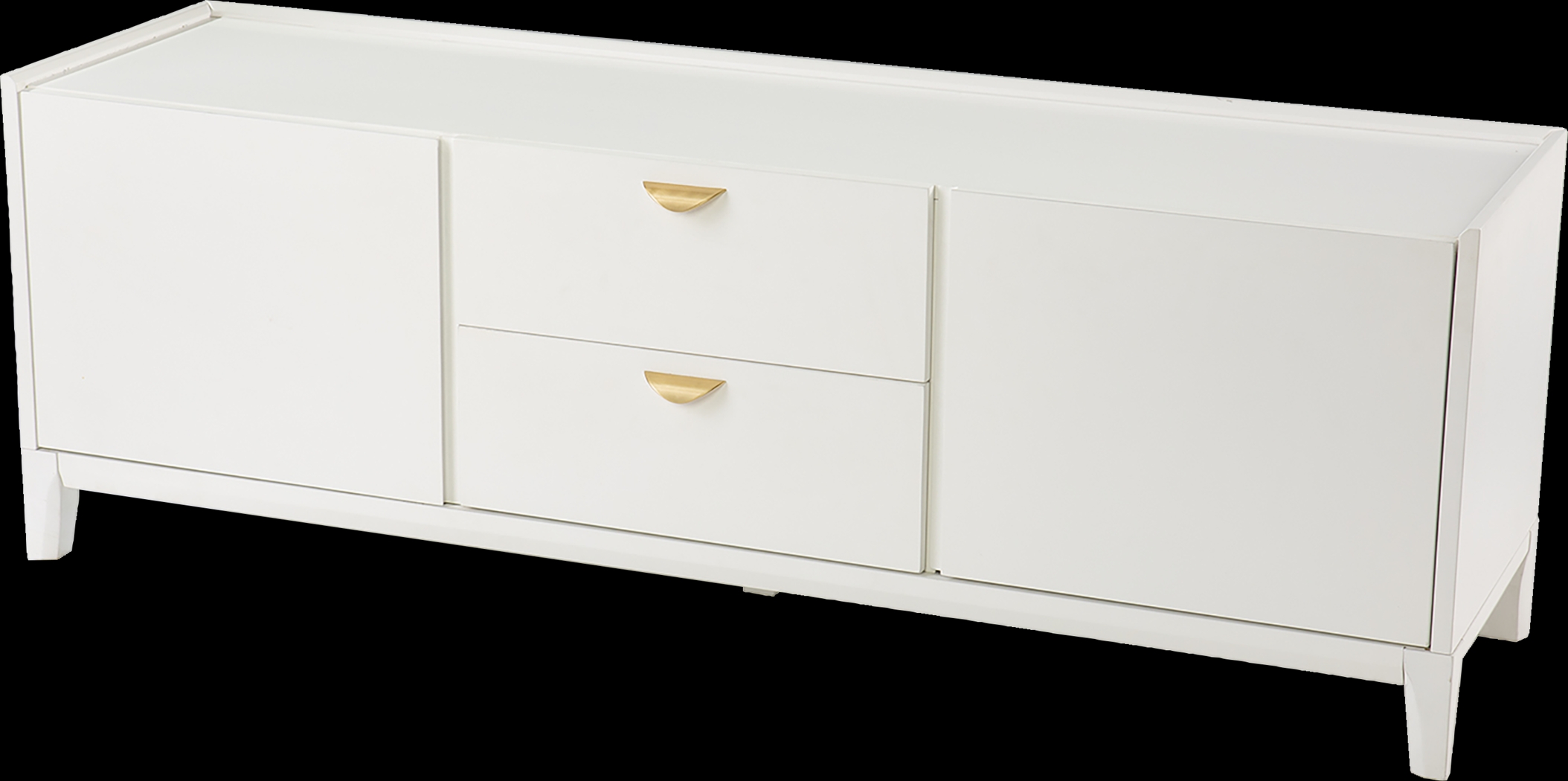 Landaue White 58 in. Console - Thumbnail - Image 1