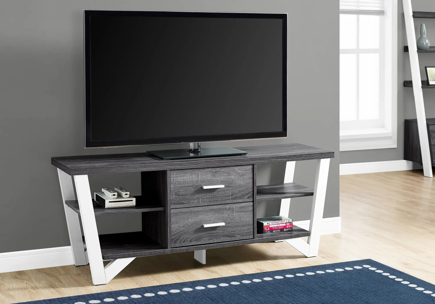 Landlewood White 60 in. Console - Thumbnail - Image 2