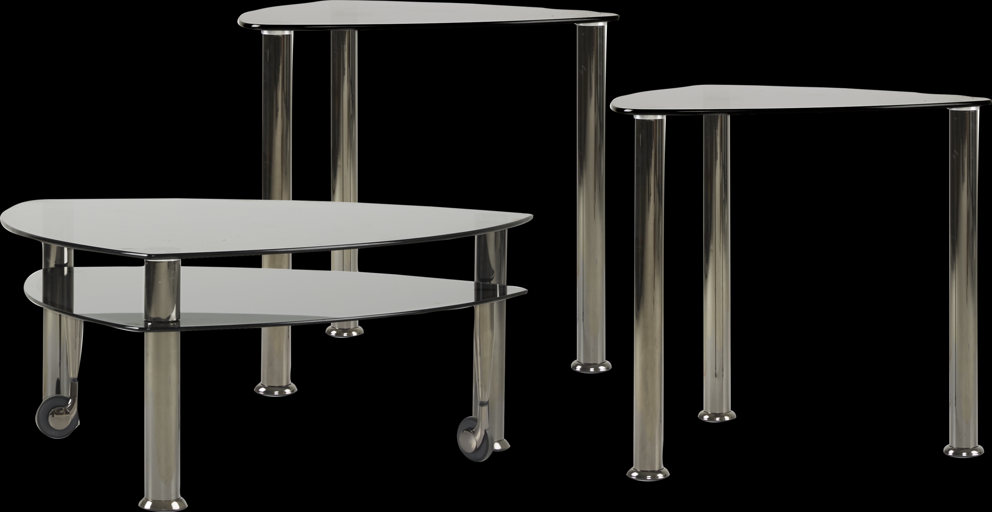 Parkside Heights Black Cherry Leather 7 Pc Dual Power Reclining Living Room - Thumbnail - Image 10