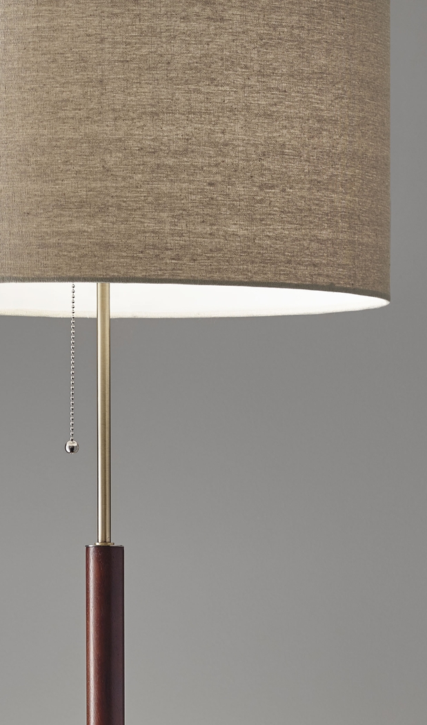 Landmark Lane Walnut Floor Lamp - Thumbnail - Image 4