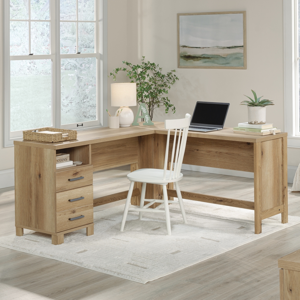 Landmesser Light Brown L-Desk - Thumbnail - Image 2