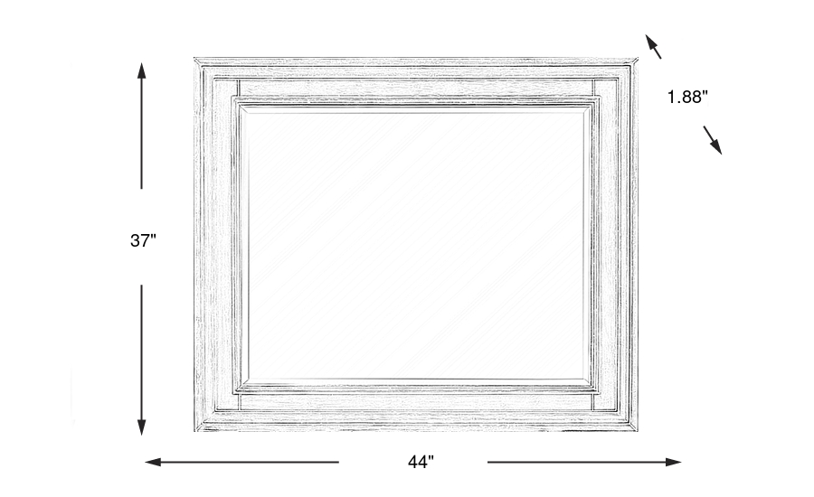 Dimension Image. Please refer to the Dimension Tab on this page for dimension details.