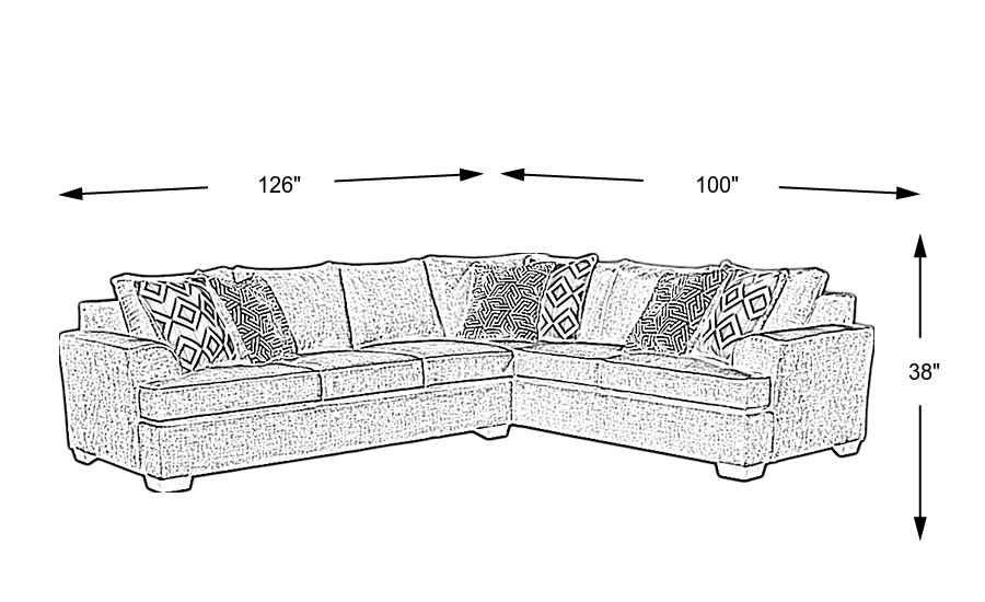 Dimension Image. Please refer to the Dimension Tab on this page for dimension details.