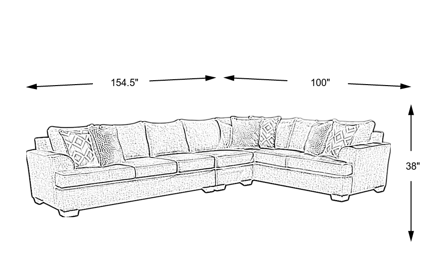 Dimension Image. Please refer to the Dimension Tab on this page for dimension details.