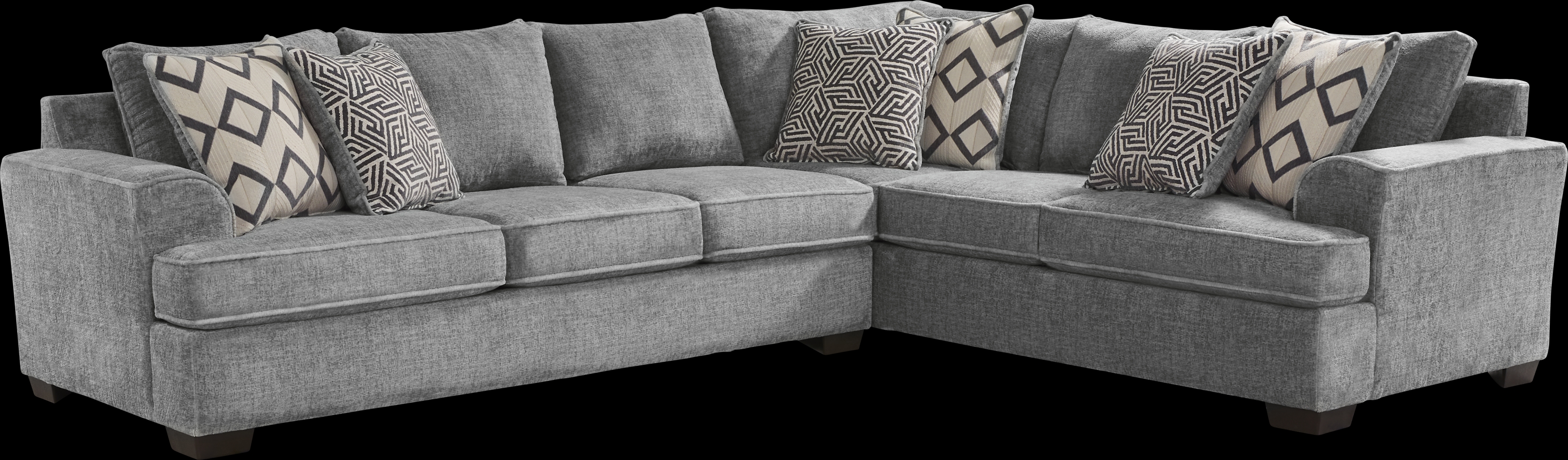Landon Hills Gray 5 Pc Sectional Living Room - Thumbnail - Image 2