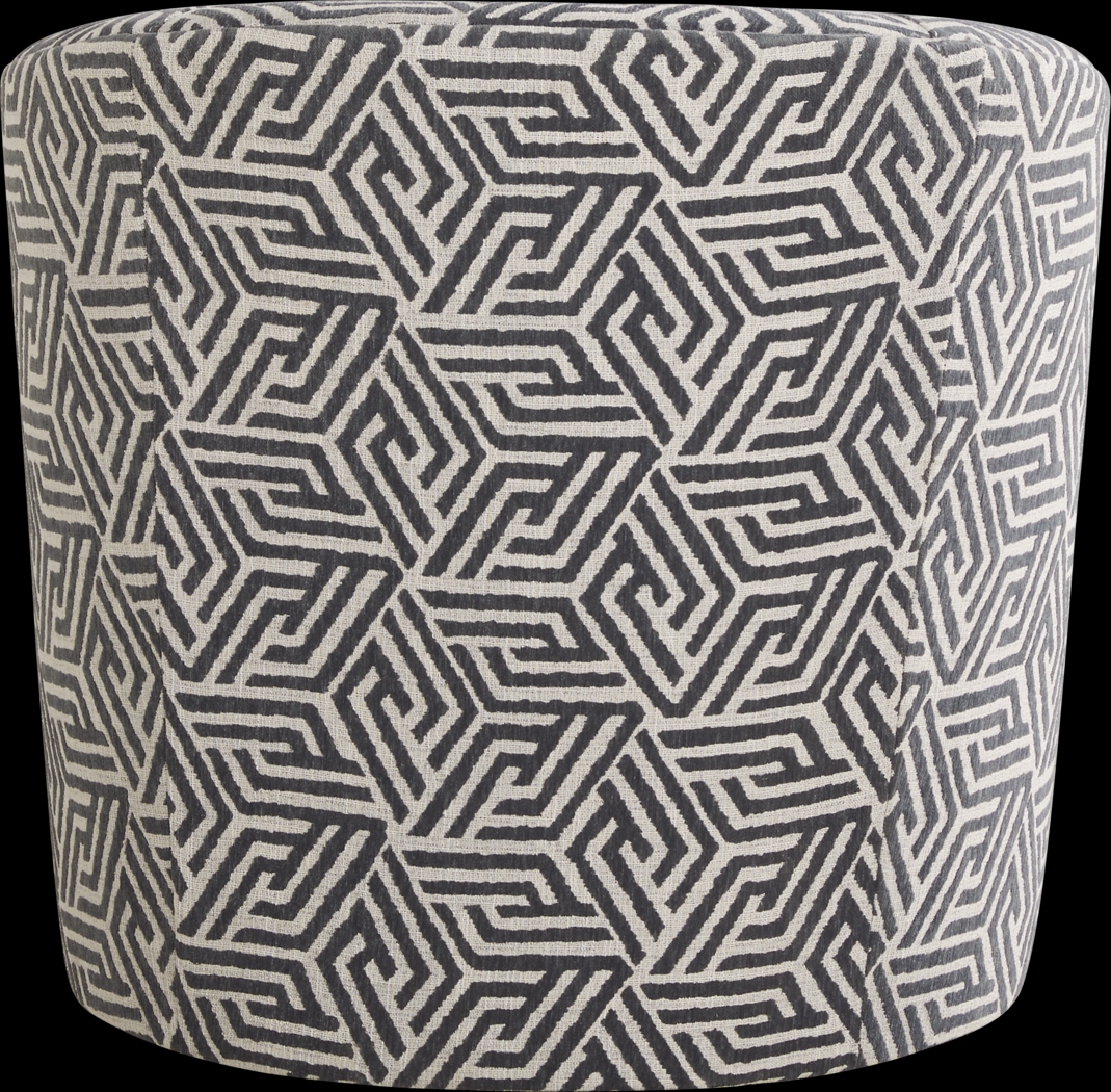 Landon Hills Gray Swivel Chair - Thumbnail - Image 3