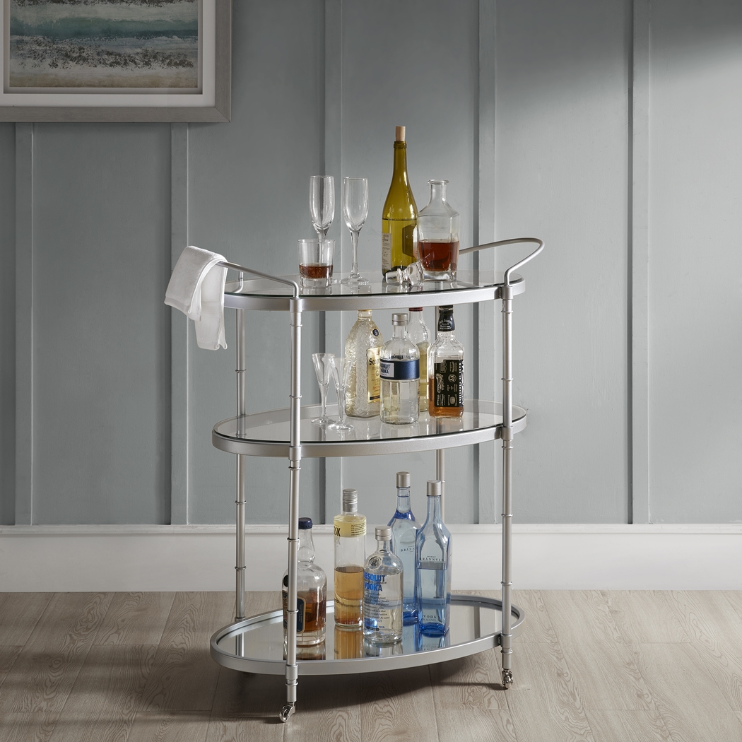 Landrum Silver Bar Cart - Thumbnail - Image 3