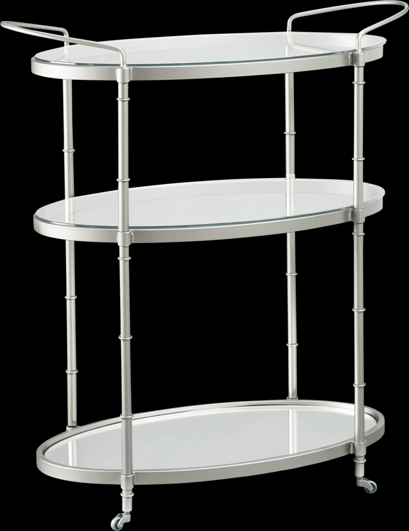 Landrum Silver Bar Cart - Thumbnail - Image 1
