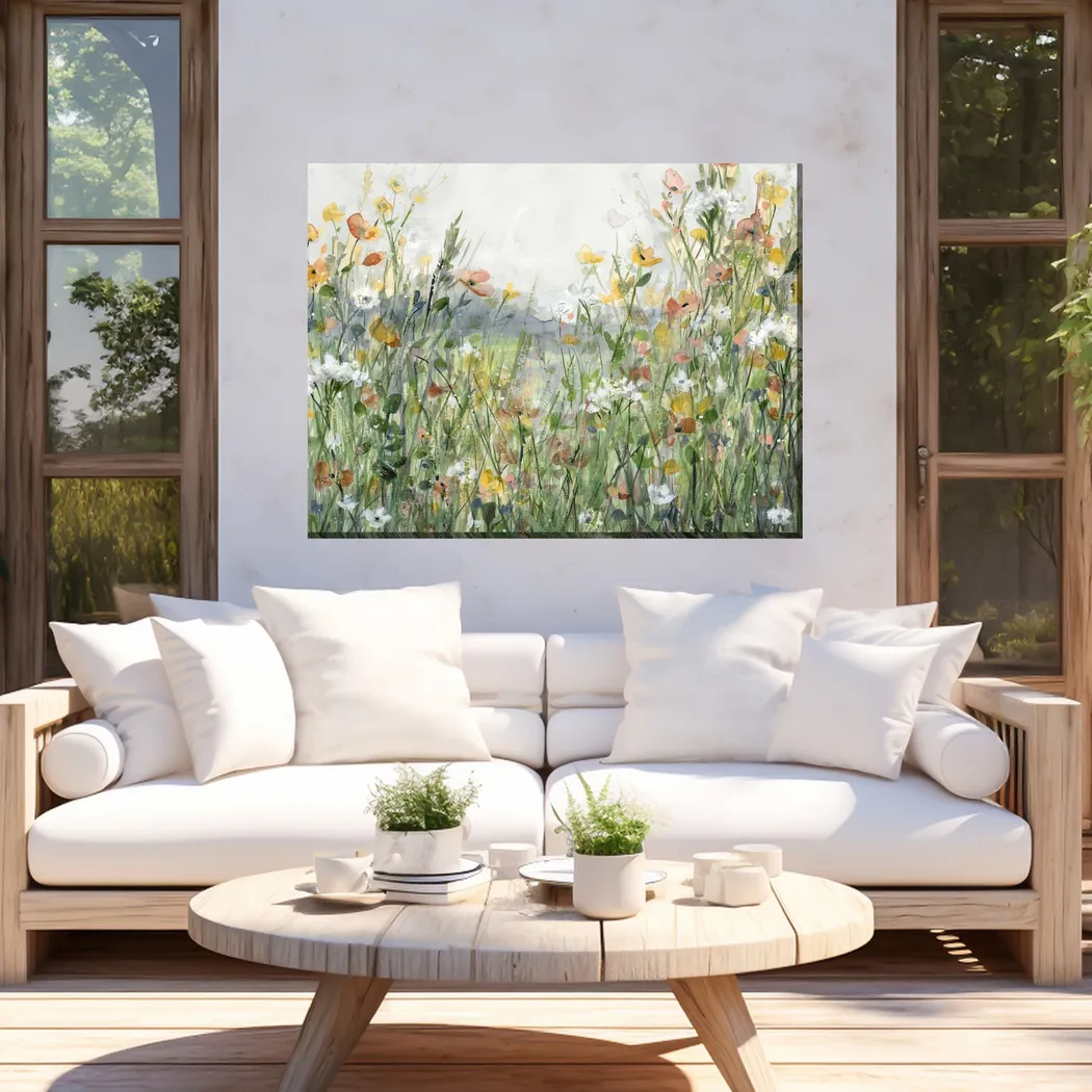 Lands of Meadow Green Indoor/Outdoor Wall Art - Thumbnail - Image 2