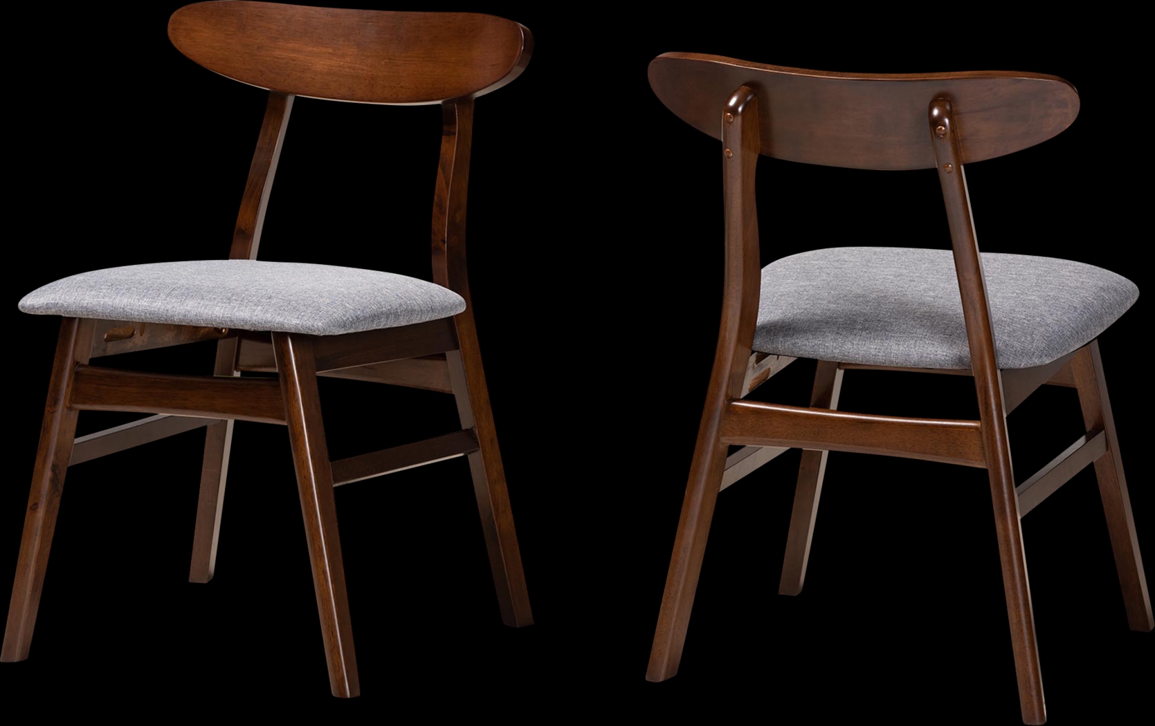 Landsdowne Dark Brown Dining Chair, Set of 2 - Thumbnail - Image 1