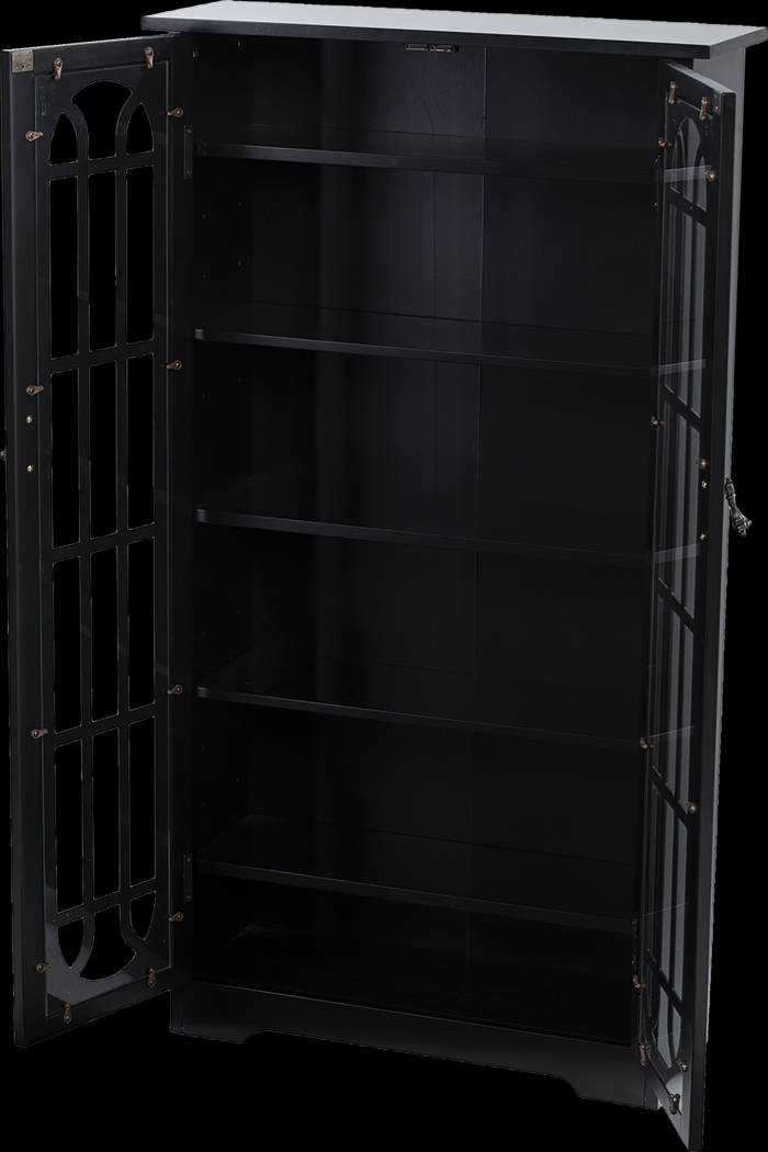 Laneham Black Curio Cabinet - Thumbnail - Image 4