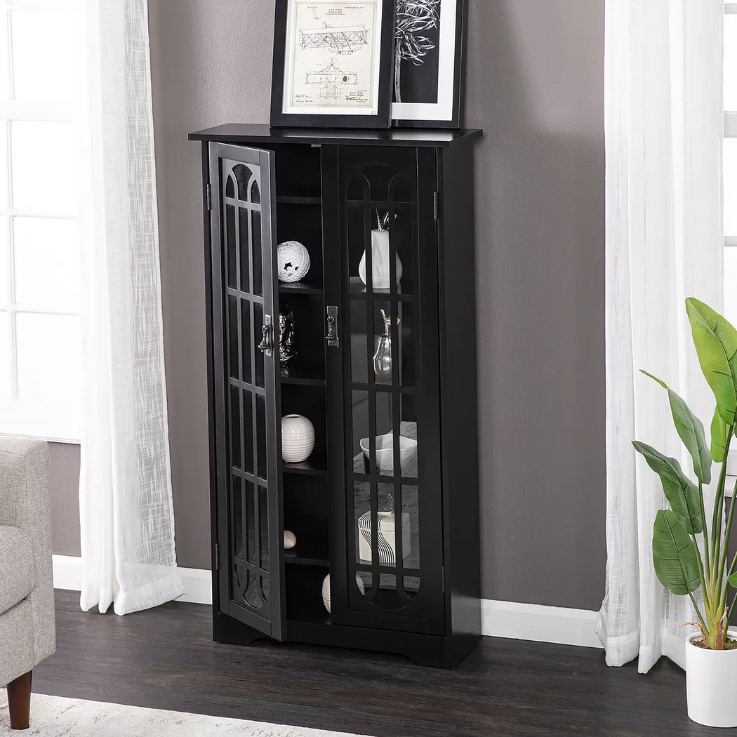 Laneham Black Curio Cabinet - Image 7