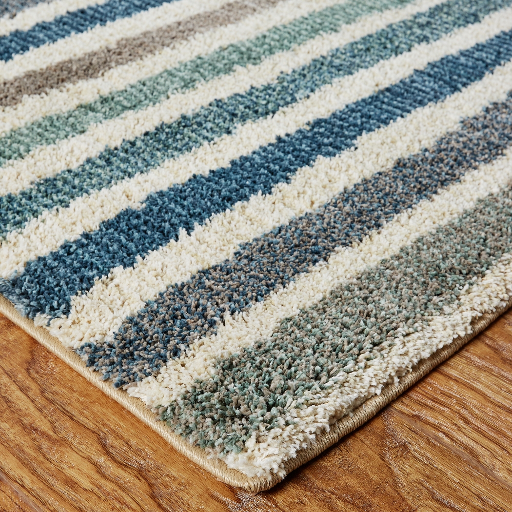 Lanell Blue 5' x 8' Rug - Thumbnail - Image 2