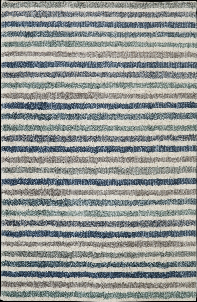 Lanell Blue 5' x 8' Rug - Thumbnail - Image 1