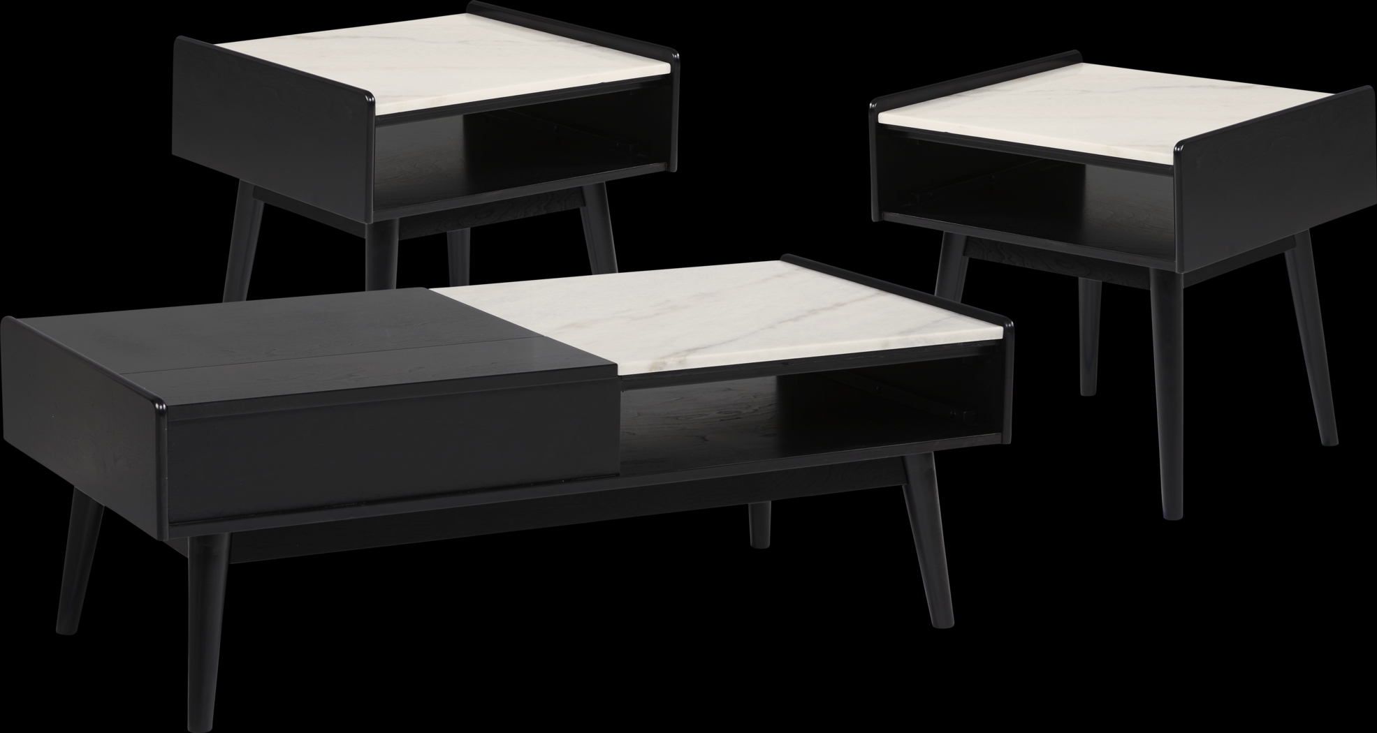 Cenova Ivory Leather 5 Pc Dual Power Reclining Living Room - Thumbnail - Image 20