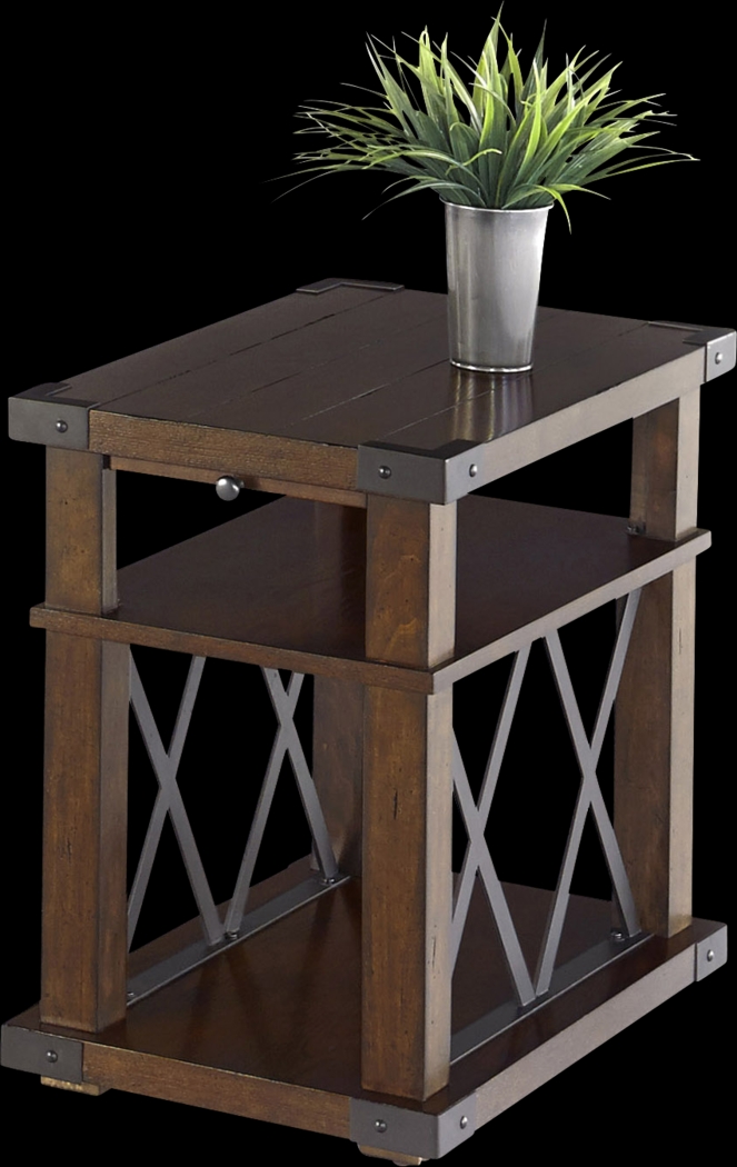 Lanewood Brown Accent Table - Thumbnail - Image 1