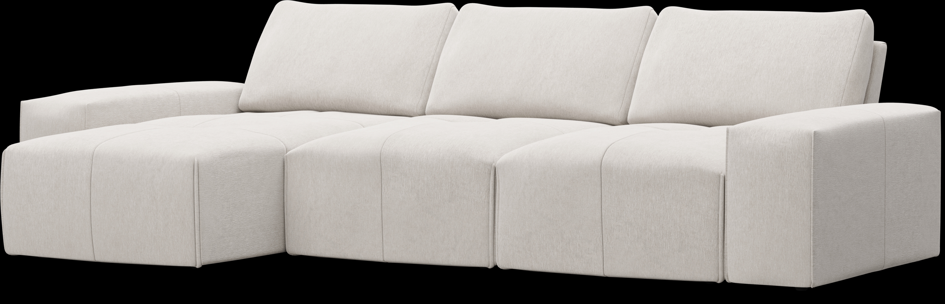 Laney Beige 3 Pc Sectional - Thumbnail - Image 1