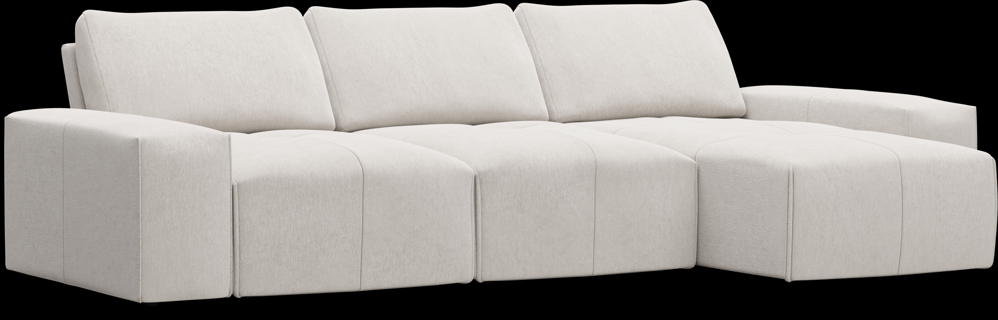 Laney Beige 3 Pc Sectional - Thumbnail - Image 1