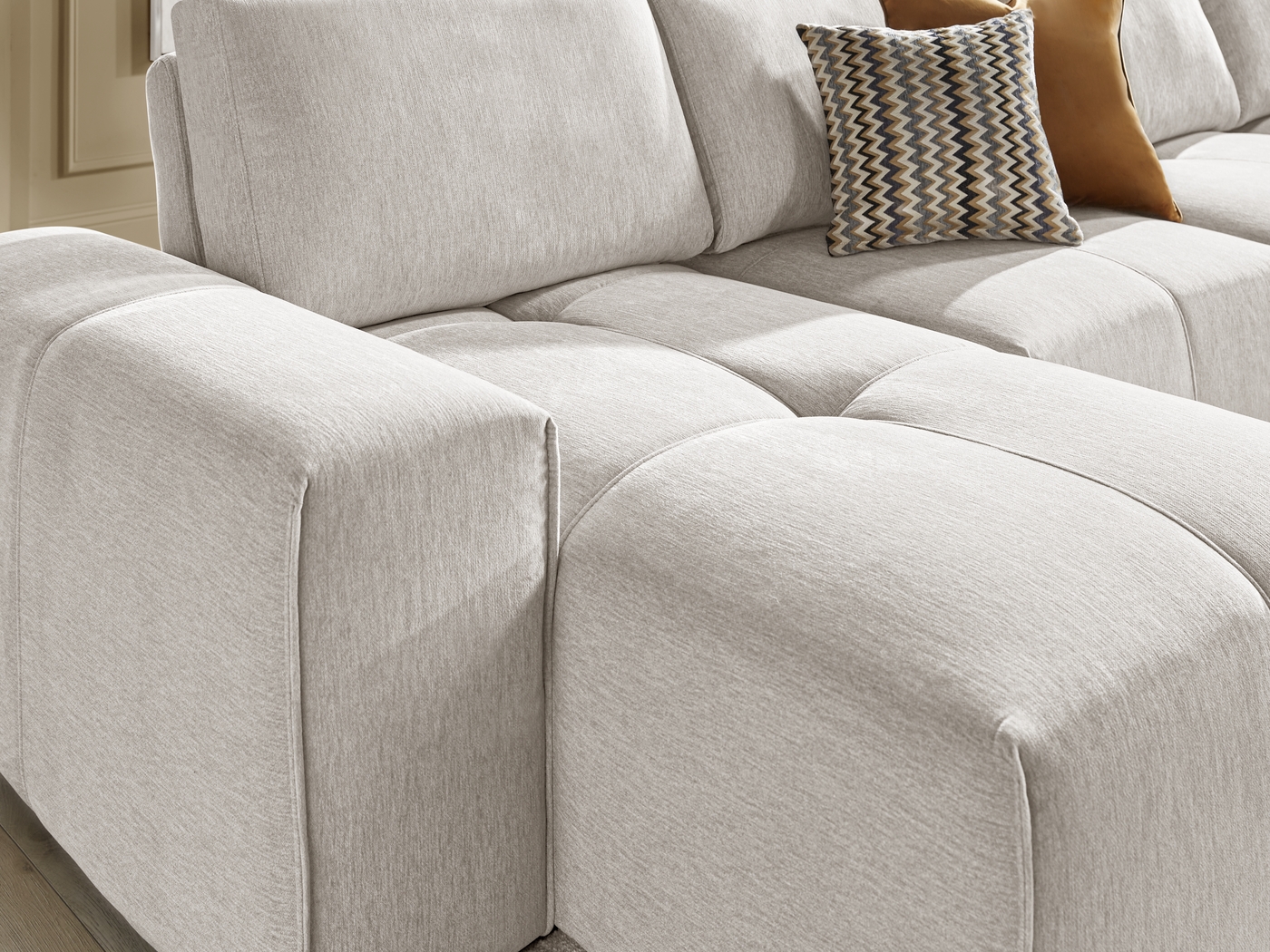 Laney Beige 4 Pc Sectional - Thumbnail - Image 5