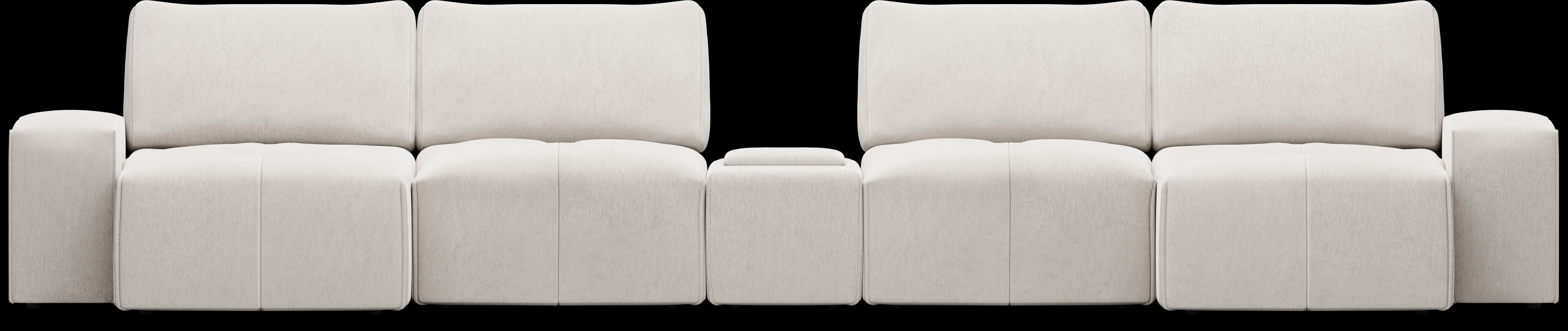 Laney Beige 5 Pc Sectional - Thumbnail - Image 3