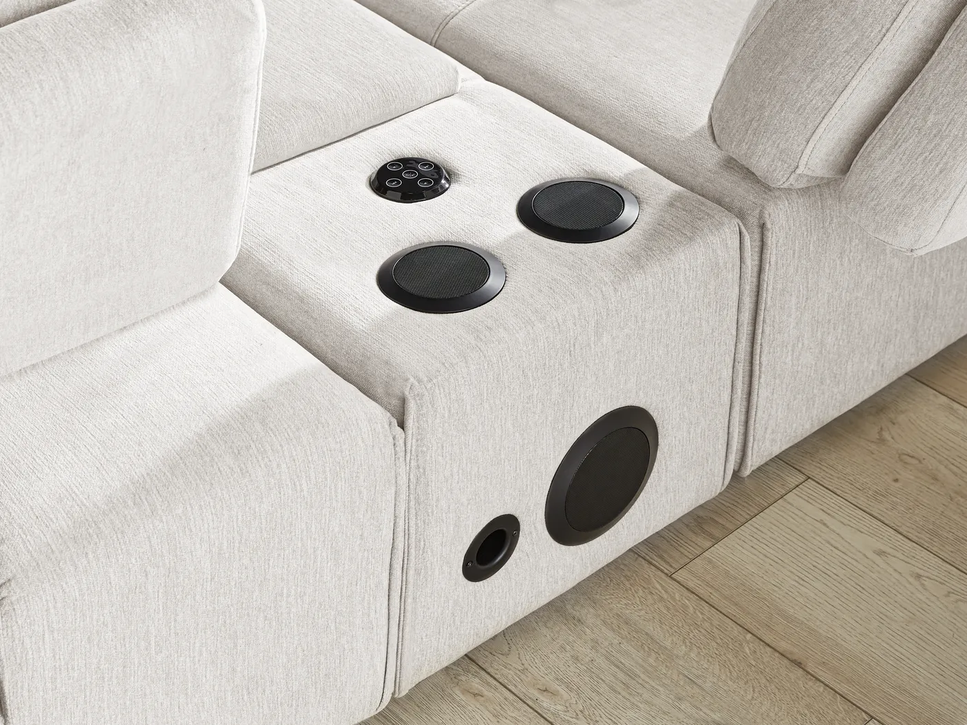 Laney Beige 5 Pc Sectional - Image 8