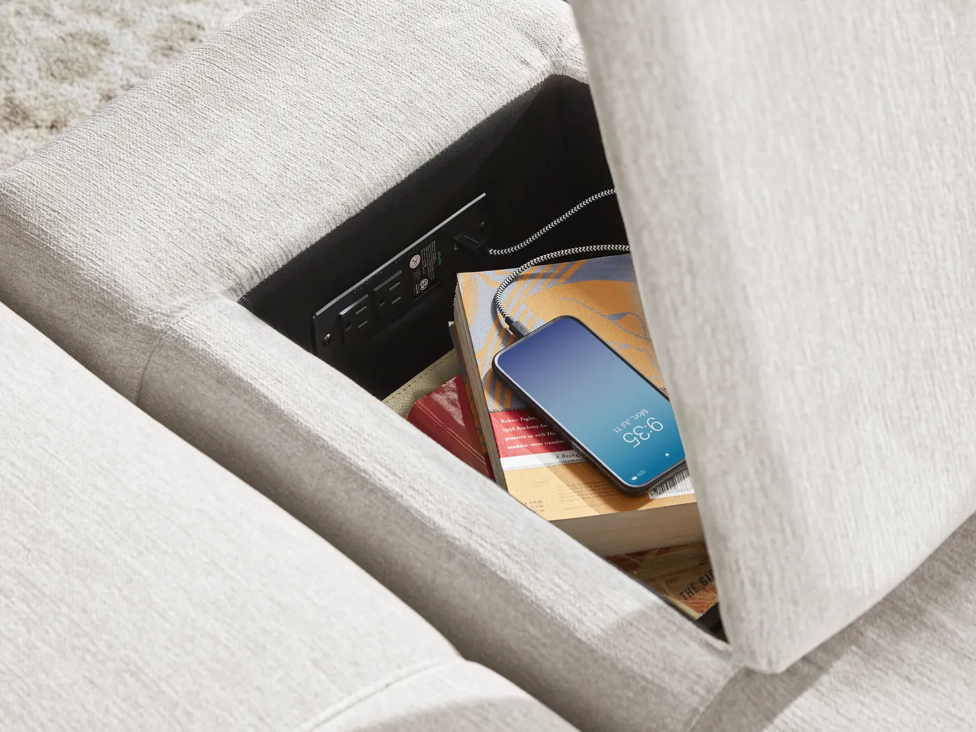 Laney Beige 5 Pc Sectional - Image 9